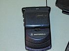 2 Motorola Star Tac Verizon Cell Phone Black Vintage Untested For Parts repair