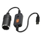 Usb Type C To 12v Car Cigarette Lighter Converter Female Socket Adapter Charging