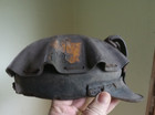 Antique Leather Turtle Shell Coal Miner s Hat Used In 1920s Coal Mine
