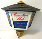 Vintage Canadian Club Lighted Bar Light   Sign Works Great Excellent Condition