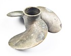 Vintage 8 5 Inch Diameter Brass Boat Propellor