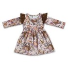 Girls Long Sleeve Tunic Pants Set 2pcs Thanksgiving Outfits Turkey Print