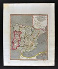 1812 Darton Union Atlas Map Spain Portugal Madrid Lisbon Barcelona Ibiza Toledo