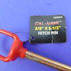 Hitch Pin 3 8  X 5 1 2  Tractor Wagon Tow Trailer Receiver Rubberized Handle Red