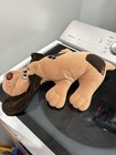 Vintage 1985 Tonka Pound Puppies Tan Plush Toy With Dark Brown Spots And Ears