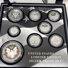 United States Mint 2019 Silver Proof Set Limited Edition W  Coa