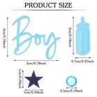 Shower Decoions  1000 Pcs Blue Confetti  Table Sprinkle Scatter