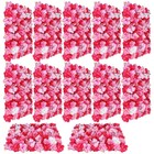 12pcs Rose Flower Wall Panels Artificial Silk Wedding Decor Party Home Floral