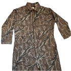Vtg Mossy Oak Hunting Coveralls Mens Xl Treestand Camo Insulated Quilted Lining