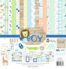 Paper Company Baby Boy Collection Kit Paper Blue Green Mint Yellow 12x 12inch