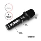 Boombox Party Speaker With Microphone - Wireless Portable Karaoke Machine For Ki