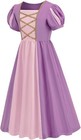 Lalulalu Renaissance Medieval Princess Dress Girls Toddler Women Irish Costume C