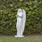 Alpine Corporation 47  Tall Indoor outdoor Praying Angel Statue Yard Art Deco   