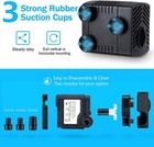 Fountain Pump  80gph Submersible Water Pump  Durable Outdoor Fountain