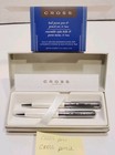 Vtg Cross Ball Point Pen   Pencil Set White Athens Collection W  Box   Manual 