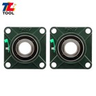 2 Pc Self-aligning Ucf207-20 Pillow Block Bearing 4-bolt Solid Base 1-1 4  Bore