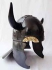 Medieval Viking Horns Helmet Reenactment Warrior Armor Helmet