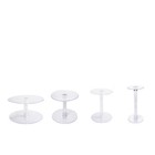 6 Tiers Clear Acrylic Wedding Events Cake Stand Birthday Party Catering Display