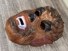 Vintage Wolfman Mask 1970s Ben Cooper Retro Halloween Monster Black Nose Rare