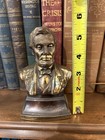 Pmc Antique Bronze Bust Figurine  President Abraham Lincoln  Metal Carvings
