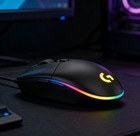 Logitech G203 Lightsync Wired Gaming Mouse     8000 Dpi Rgb Moba Fps Mouse Black