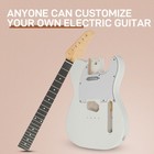 Diy 6 String Tl Style Electric Guitar Kits With Mahogany Body Us White