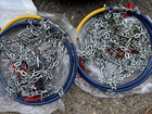 1553-s Les Schwab Quick Fit Diamond Pattern Snow Tire Chains Never Used