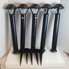 Lot Of 5 Ring Smart Lighting  Pathlight  Motion Activated  Blk No Battery  read 
