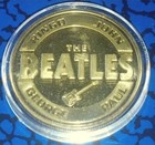 Beatles George Harrison Colorized Art Round Challenge Coin