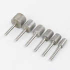 6mm-25mm Diamond Burr Grinding Head Bit 6mm Shank For Dremel Rotary Cylinder