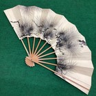 Folding Fan Sensu Pine Matsu Model Traditional Japanese Fan Handcrafted