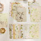 84 Sheets Textured Scrapbook Paper Embossed Vintage Collage Craft Paper Set