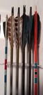 Mixed Lot Of 9 Vintage Arrows Archery With Broadheads Field Points