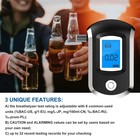 Alcohol Breathalyzer Police Digital Breath Analyzer Tester Lcd Test Detector