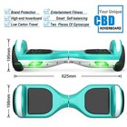 Electric Hoverboard 6 5   Led Light Self-balancing 360   Rotation 400w 7 5mph