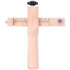 Adjustable Wooden Leather Strap Cutter  Leather Strip Tool - 5 Blades Included