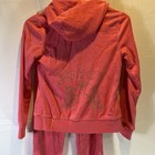 New Girls Pink Juicy Couture Size 7 Velour Zip-up Jacket   Pants Set Sweat Suit