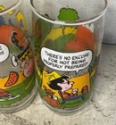 Vintage Mcdonald   s Camp Snoopy Glasses Complete Set Of 5 Charlie Brown Peanuts