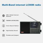 Choyong Lc90 Shortwave Receiver Am fm ssb lw - Internet Radio Via Wifi 4g e-sim