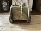 Vintage Primitive Hand Made Wooden Pull Toy