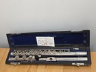 Vintage Artley Wilkins Entirely Silver Flute Open Hole Inline G C Foot New Pads