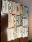Vintage 1920 Stock Certificates