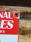 Vintage 1930 Air Races Porcelain Sign Old Usa Curtiss Reynolds Airfield Airplane