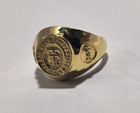 Texas Tech University Class Of 2023 Signet Ring Gold Plated Ttu Alumni Red Raide