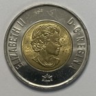 2017 Canada  2 Toonie Glow In The Dark Coin Coloured Dance Of Spirits Circ