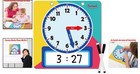 Large Magnetic Writable Teaching Clock - Ideal For Kids Learning To Tell Time