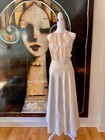 1930s Bridal Nightgown - Vintage Wedding Dress S Silk Lace