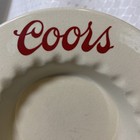Vintage Coors Beer Ceramic Ashtray America s Fine Light Beer 6  Golden Co 1970s