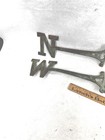 Antique Directionals Wind Vane Solid Cast Brass 24 In  X 4 In  Nesw Original 