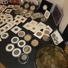 Massive 293  Piece Estate Coin Accumulation Hoard     Vintage Raw Silver 